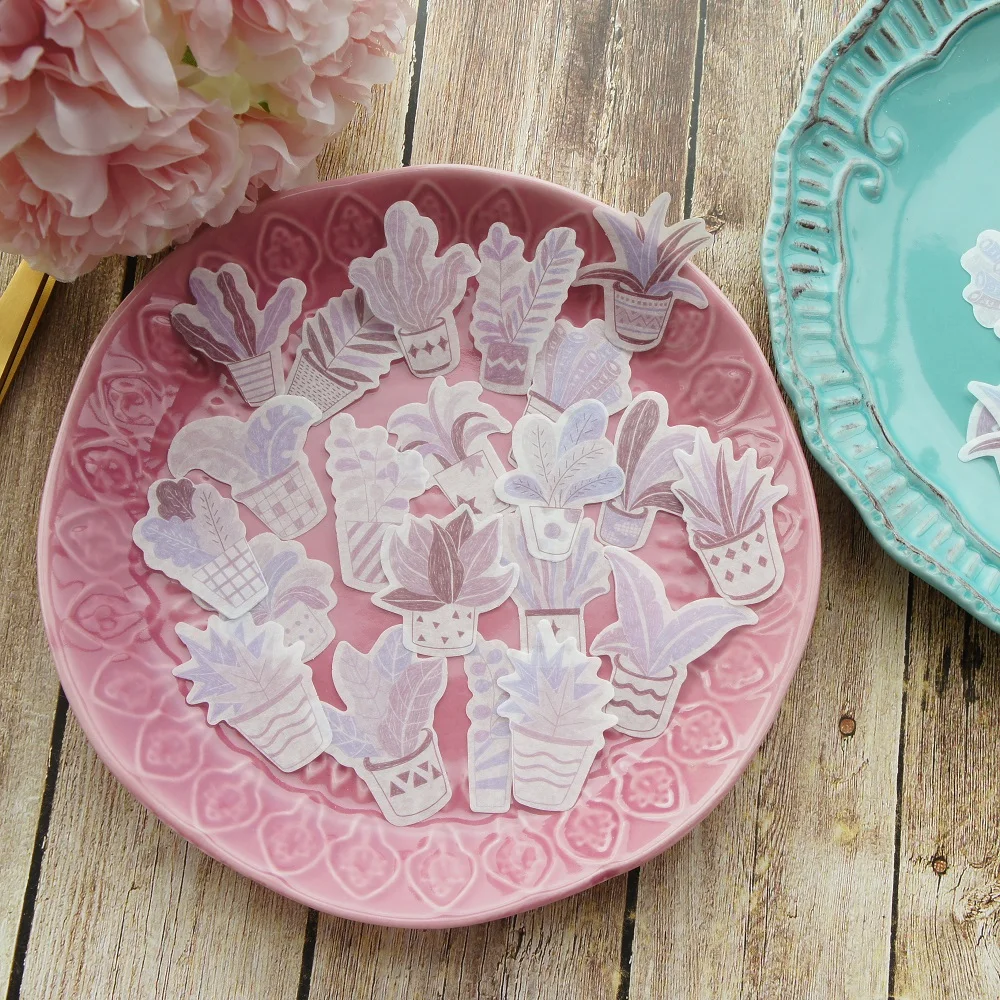 58pcs Pink Potted Plants Style Paper Sticker Scrapbooking DIY Gift Packing Label Decoration Tag Party Decoration
58pcs Pink Potted Plants Style Paper Sticker Scrapbooking DIY Gift Packing Label Decoration Tag Party Decoration