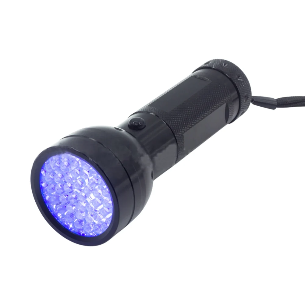Портативный Мини 51 светодиодный UV светильник 390-400NM Ультрафиолетовый флэш фонарь