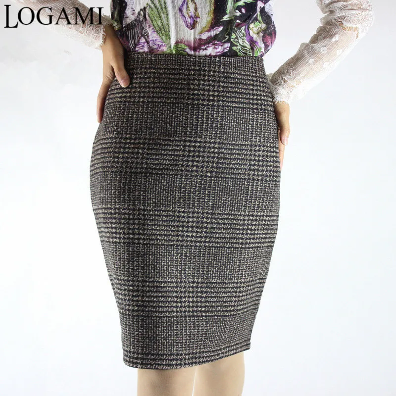 Womens Autumn Winter Knee Length Pencil Skirt Plaid Sexy OL High Waist Skirt Ladies Slim Hip Zipper Side Skirts Saia
Womens Autumn Winter Knee Length Pencil Skirt Plaid Sexy OL High Waist Skirt Ladies Slim Hip Zipper Side Skirts Saia