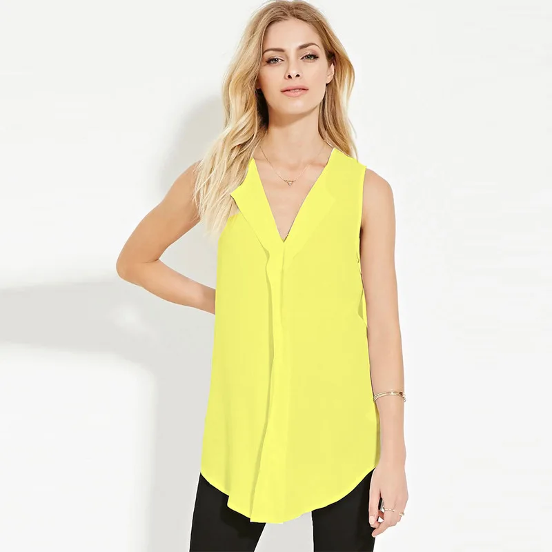 2017 New Women Casual Basic Summer Lace Chiffon Blouse Top Shirt V-neck loose Solid floral blusas Sleeveless Plus Size
2017 New Women Casual Basic Summer Lace Chiffon Blouse Top Shirt V-neck loose Solid floral blusas Sleeveless Plus Size