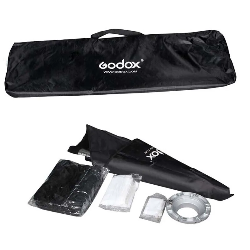 Godox 50x130cm Photo Studio Strobe Softbox Diffuser Soft Box with Honeycomb Grid with Bowens Mount for Photography
Godox 50x130cm Photo Studio Strobe Softbox Diffuser Soft Box with Honeycomb Grid with Bowens Mount for Photography