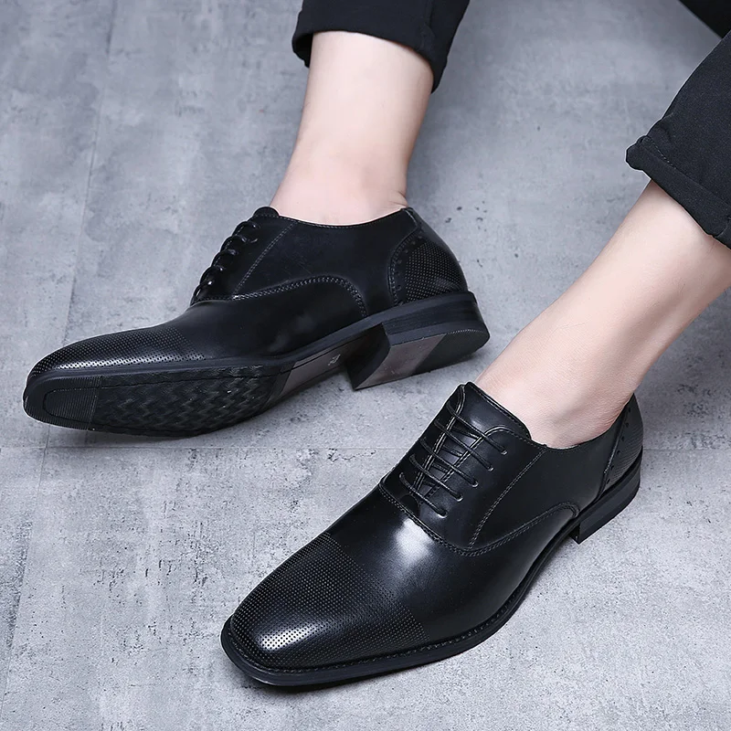 Misalwa Japanese Style Men's Dress Shoes British Business Shoelace Tie Oxford Shoes Wenzhou Men's Shoes Black Size 39-45
Misalwa Japanese Style Men's Dress Shoes British Business Shoelace Tie Oxford Shoes Wenzhou Men's Shoes Black Size 39-45