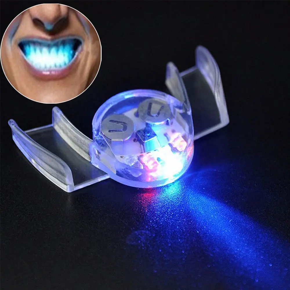 Hot Novelty Glow Tooth LED Flashing Light Toy Flash Guard Brace Mouth Piece Kids Children Light-up Toys Festive Party Supplies
Hot Novelty Glow Tooth LED Flashing Light Toy Flash Guard Brace Mouth Piece Kids Children Light-up Toys Festive Party Supplies