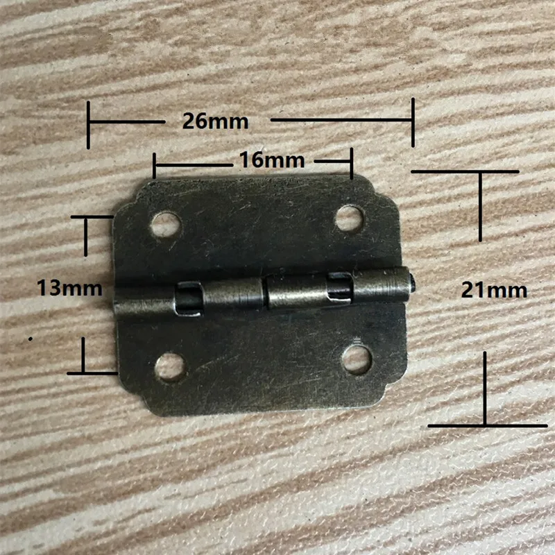 Wholesale Small Cabinet Door Hinge,Door Butt Hinges For DIY Box,4 Holes Bronze Tone Bag Accessory,26*21mm,With Screws,10Pcs
Wholesale Small Cabinet Door Hinge,Door Butt Hinges For DIY Box,4 Holes Bronze Tone Bag Accessory,26*21mm,With Screws,10Pcs