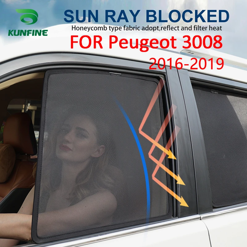 4PCS/Set Or 2PCS/Set Magnetic Car Side Window SunShades Mesh Shade Blind For Peugeot 3008 2016 2017 2018 2019
4PCS/Set Or 2PCS/Set Magnetic Car Side Window SunShades Mesh Shade Blind For Peugeot 3008 2016 2017 2018 2019