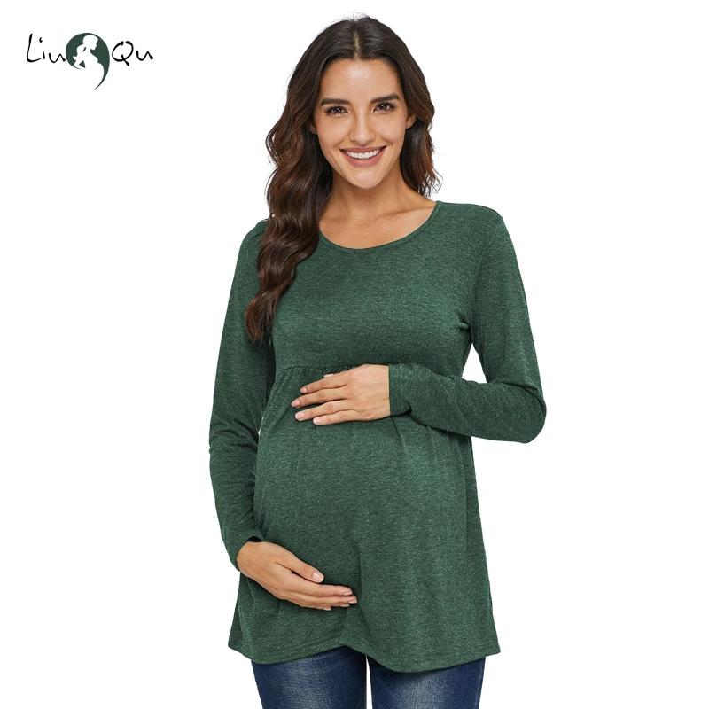 Loose Maternity Tops Plus Size Pregnancy Blouse Ruffles T-shirt Tunic Casual Maternity Clothes Pregnant Womens Clothing Cotton
Loose Maternity Tops Plus Size Pregnancy Blouse Ruffles T-shirt Tunic Casual Maternity Clothes Pregnant Womens Clothing Cotton