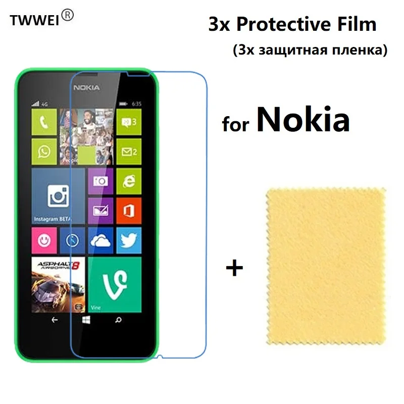 3x Защитная пленка для Nokia Lumia 730 720 630 (не стекло) Защита экрана 930 925 830 825 820 из