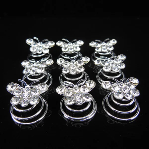 20 Pcs 2015 NEW Butterfly Bridal Wedding Prom Crystal Rhinestone Twists Spins Hair Pins Hair Accessory
20 Pcs 2015 NEW Butterfly Bridal Wedding Prom Crystal Rhinestone Twists Spins Hair Pins Hair Accessory