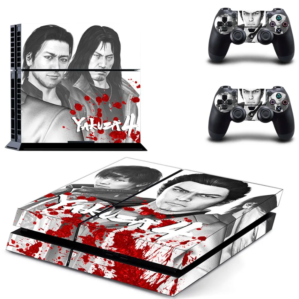 Наклейки для консоли Sony PlayStation 4 и 2 чехла контроллеров PS4 | Электроника
