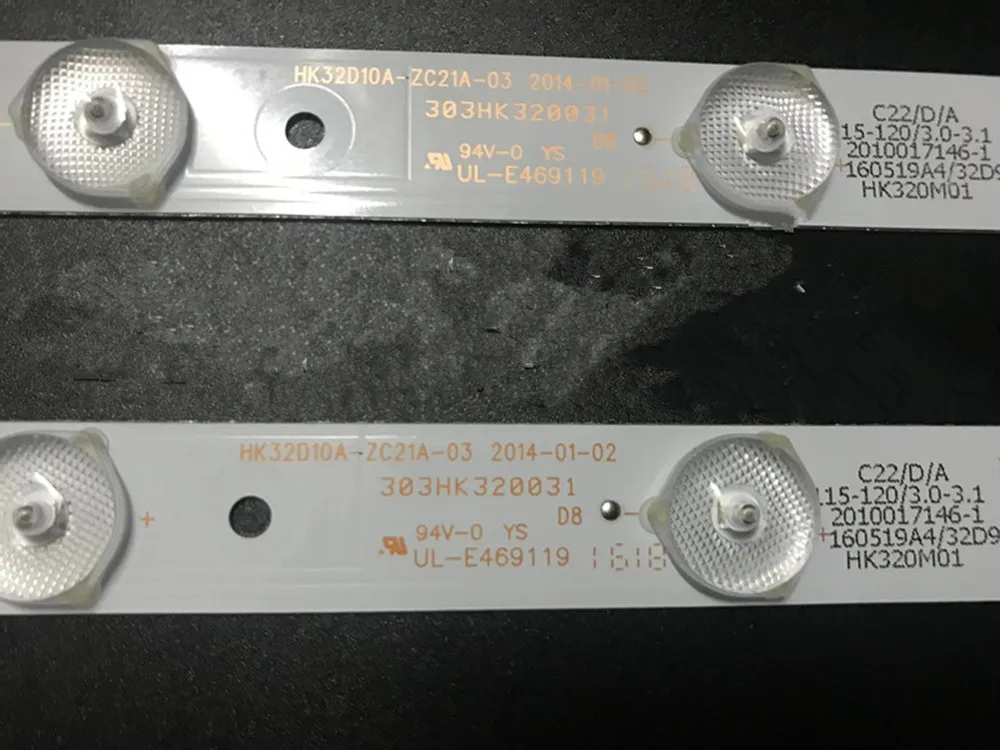 10 lamp 625mm LED backlight strip for HKC H32DB3100T strip HK32D10A-ZC21A-03