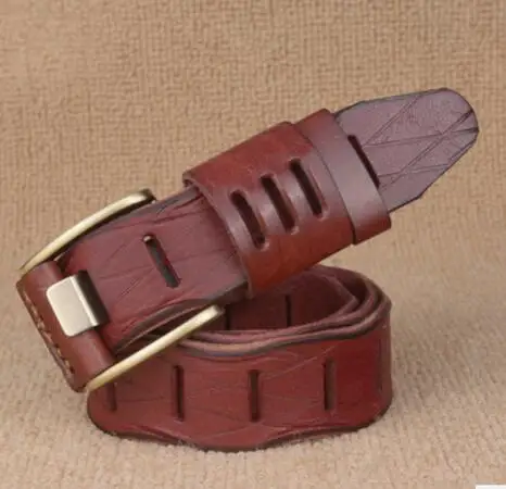 2017new stylish Mens Belts 100% genuine Leather high quality jeans belt for men cowboy hot brand designer cow strap vintage | Аксессуары