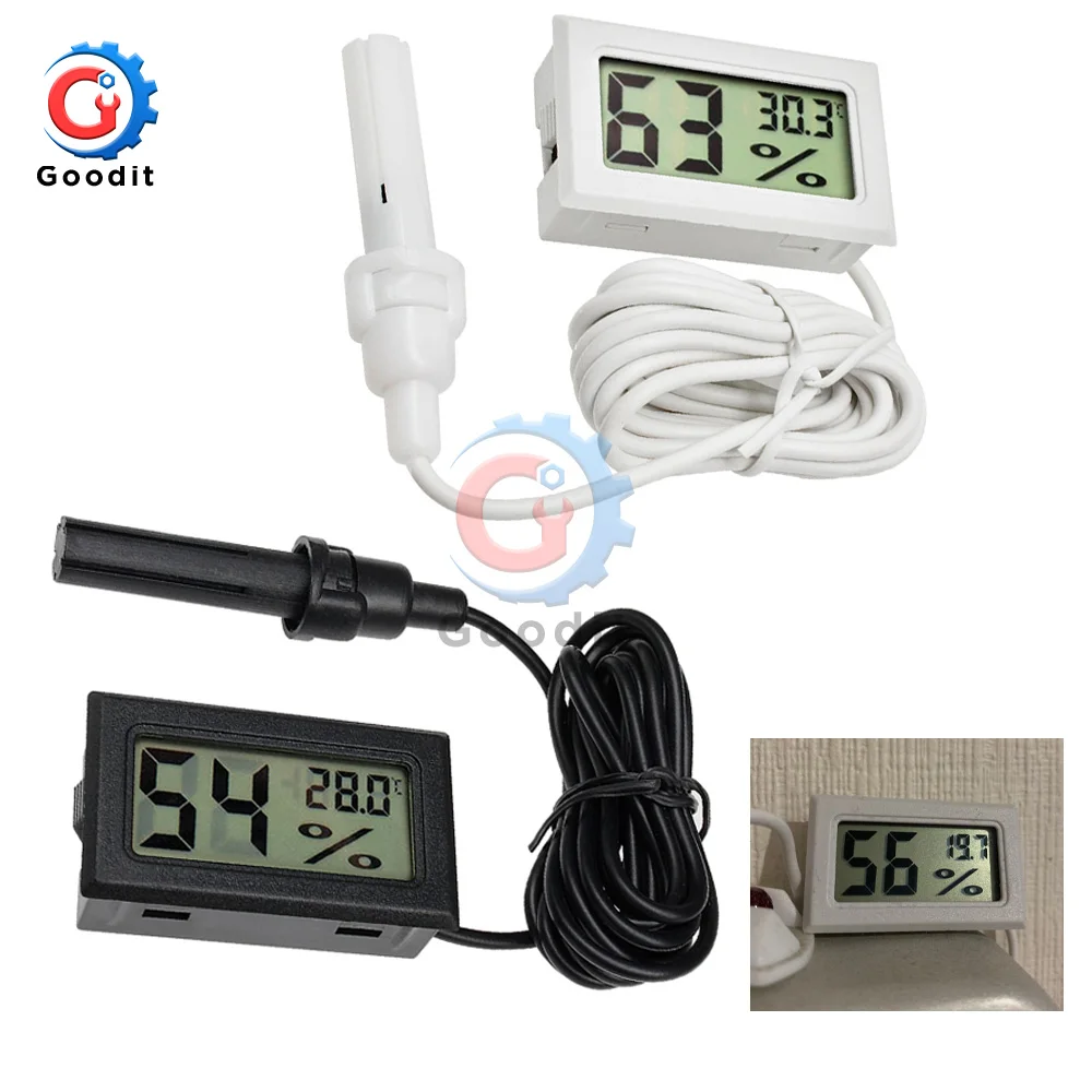 Mini LCD Digital Temperature Controller Thermometer Hygrometer Temperature Indoor Convenient Humidity Meter Gauge Instruments
Mini LCD Digital Temperature Controller Thermometer Hygrometer Temperature Indoor Convenient Humidity Meter Gauge Instruments