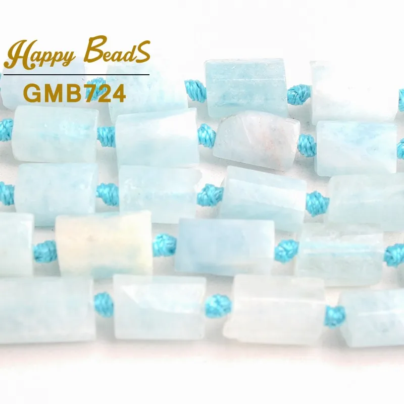 Natural Blue Aquamarina Stone Beads Cylinder Shape Loose Spacer Beads For Jewelry Making DIY Bracelet Necklace 15"Strand 8x11mm
Natural Blue Aquamarina Stone Beads Cylinder Shape Loose Spacer Beads For Jewelry Making DIY Bracelet Necklace 15"Strand 8x11mm