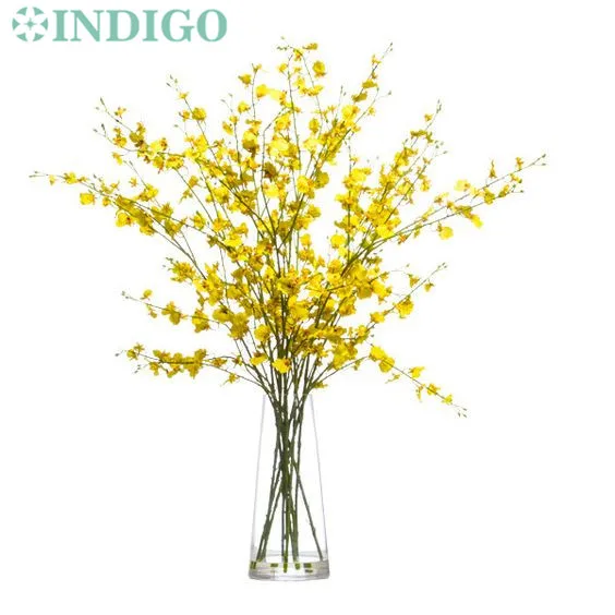 INDIGO- 9pcs/Lot Yellow Little Dancing-lady Orchids Decorative Flower Silk Flowers Wedding Table Party Display
INDIGO- 9pcs/Lot Yellow Little Dancing-lady Orchids Decorative Flower Silk Flowers Wedding Table Party Display