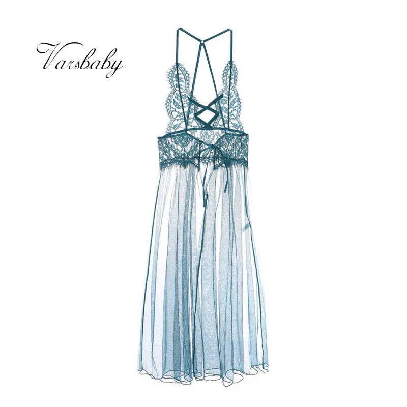 Varsbaby ladies deep V ultra-thin lace underwear halter solid women | Женская одежда