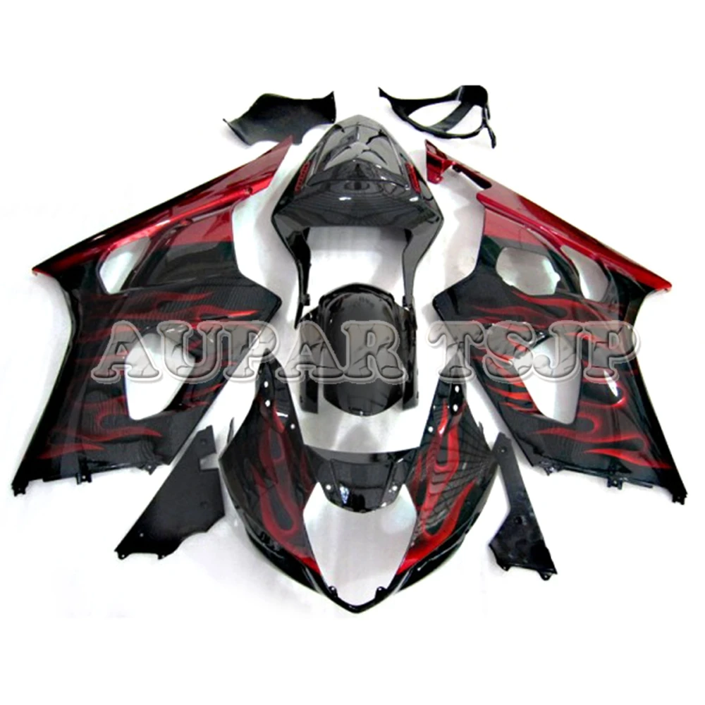 Black Red Flames Motorbike Covers For Suzuki GSXR1000 K3 2003 2004 Bodywork Kit ABS Injection Plastic Cowling Full Bike Panel
Black Red Flames Motorbike Covers For Suzuki GSXR1000 K3 2003 2004 Bodywork Kit ABS Injection Plastic Cowling Full Bike Panel