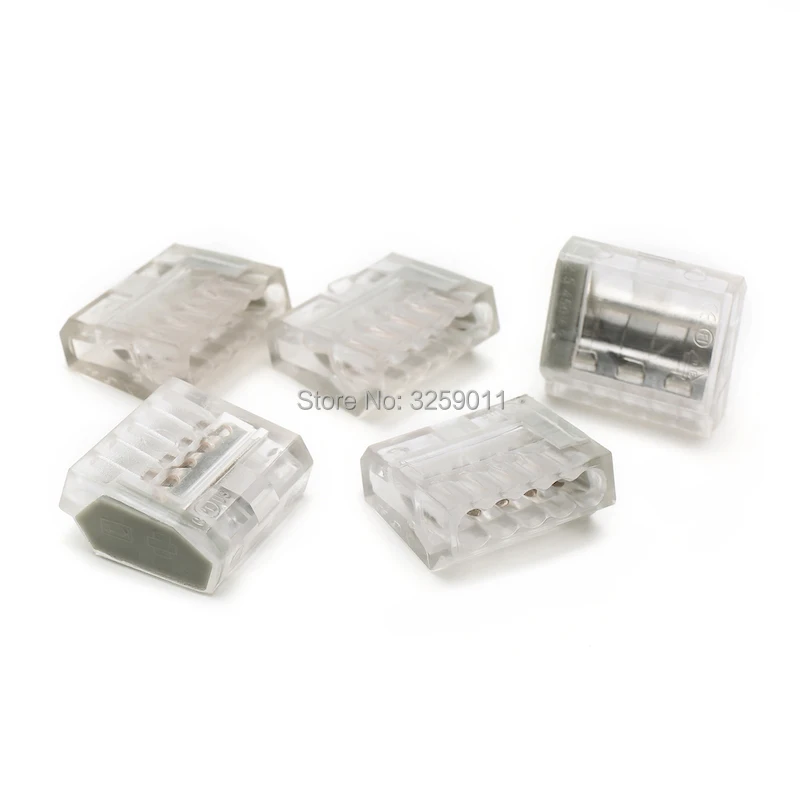 20PCS PC-255 PC255-CL PC255X-CL 222-415 Electrical crimp connectors 5 wire conductor Building wiring terminal block 22-12 AWG
20PCS PC-255 PC255-CL PC255X-CL 222-415 Electrical crimp connectors 5 wire conductor Building wiring terminal block 22-12 AWG