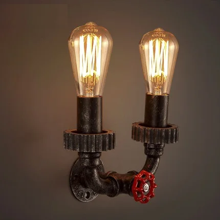 Loft Style Creative Water Pipe Lamp Industrial Edison Wall Sconce Antique Vintage Wall Light Fixtures For Home Lighting
Loft Style Creative Water Pipe Lamp Industrial Edison Wall Sconce Antique Vintage Wall Light Fixtures For Home Lighting