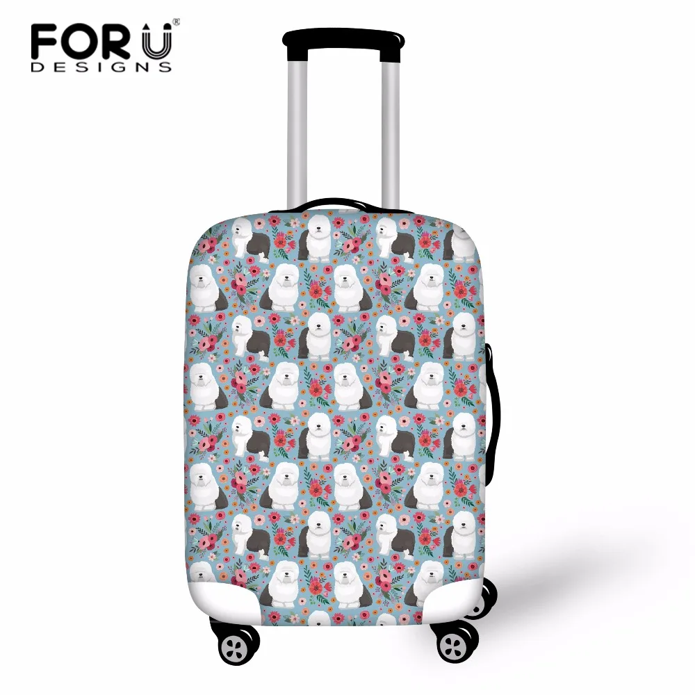 FORUDESIGNS Sheep Dog Flowers Luggage Cover Protective Suitcase cover Trolley case Travel Luggage Dust cover for 18 to 30inch
FORUDESIGNS Sheep Dog Flowers Luggage Cover Protective Suitcase cover Trolley case Travel Luggage Dust cover for 18 to 30inch