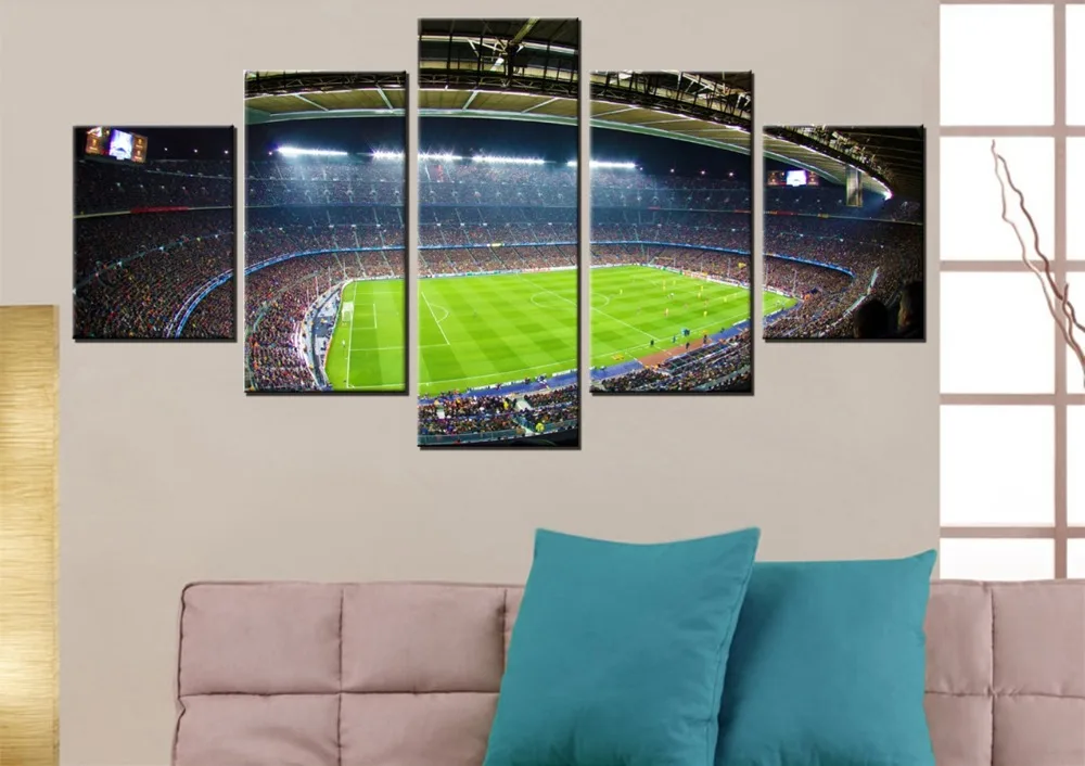 Modern Canvas Wall Decor Football Soccer Field Poster Stadium Photo 5 Pieces Canvas Painting for Boys Room Decor Dropshipping
Modern Canvas Wall Decor Football Soccer Field Poster Stadium Photo 5 Pieces Canvas Painting for Boys Room Decor Dropshipping