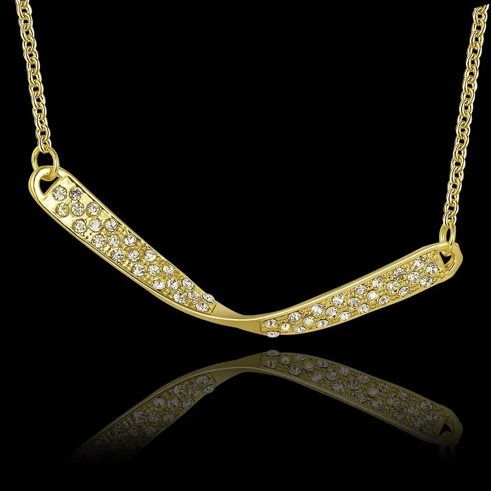 Pendent Necklace New Fashion Ladies Gold Rhinestone for Women gift Jewelry | Украшения и аксессуары