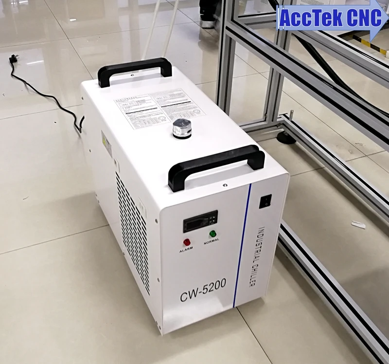 Water chiller cooling system CO2 Glass Tube Laser Printing Machine For Marking Leather | Инструменты