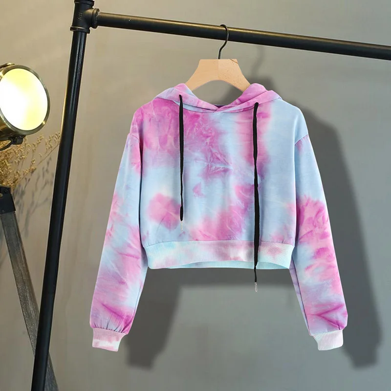 New Design European Style Hooded Neck Pullover Long Sleeve Color Space Printing Women Fashion Short Paragraph Sweatshirts
New Design European Style Hooded Neck Pullover Long Sleeve Color Space Printing Women Fashion Short Paragraph Sweatshirts