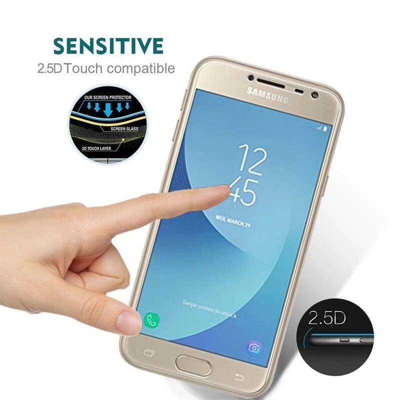 Взрывозащищенное Закаленное стекло J2 2018 для Samsung Galaxy Pro HD защитная пленка