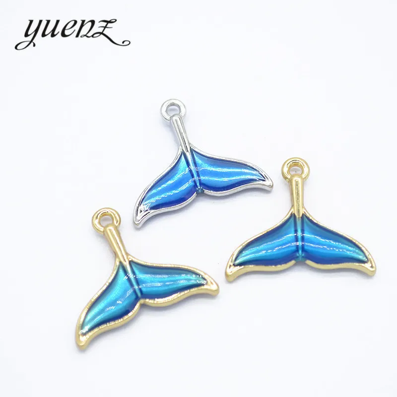 YuenZ 10 pcs Rhodium / KC Gold Color Metal Pendant Blue Enamel Fish tail Charms For Woman Jewelry Making Accessories 20*18mm W5
YuenZ 10 pcs Rhodium / KC Gold Color Metal Pendant Blue Enamel Fish tail Charms For Woman Jewelry Making Accessories 20*18mm W5
