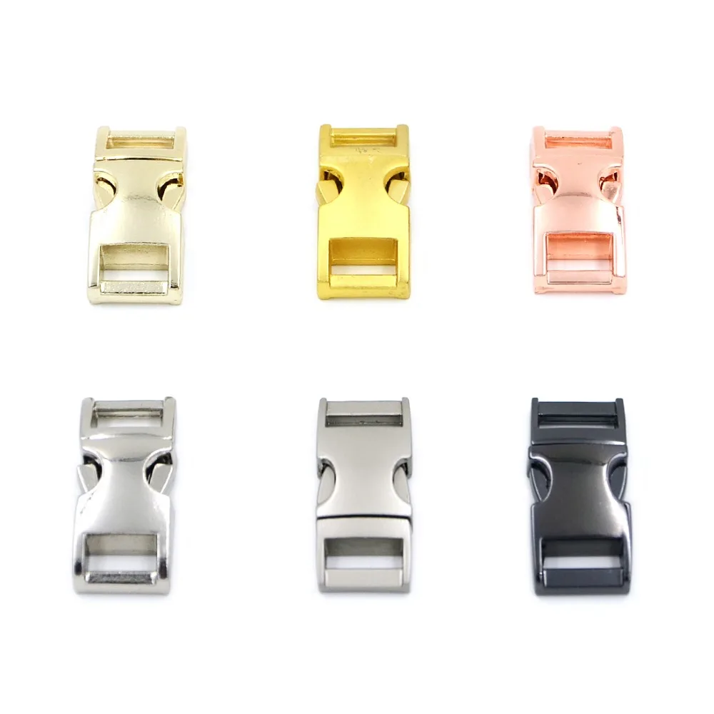 6pcs 10mm Mix 6 Colors Metal Release Buckles Clasps For Paracord Backpack Webbing Bracelets
6pcs 10mm Mix 6 Colors Metal Release Buckles Clasps For Paracord Backpack Webbing Bracelets