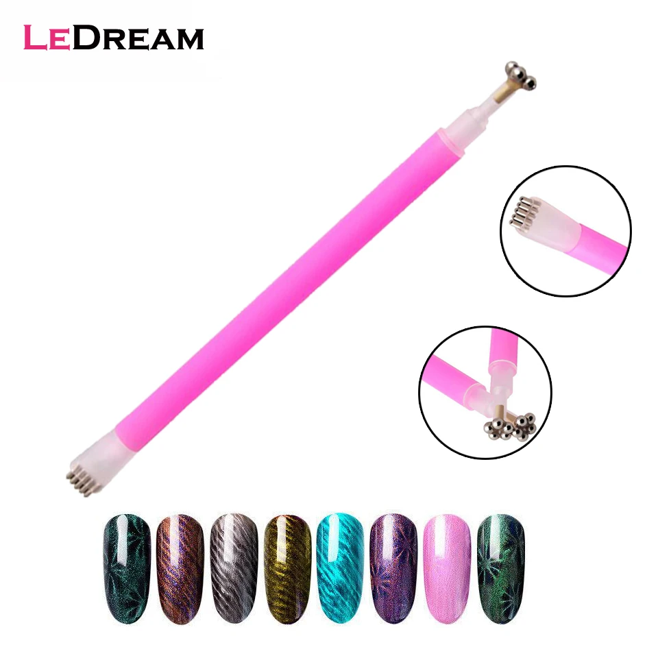 10PCS/lot Double Heads Two-Headed Flower Magnetic Pen For DIY Nail Art Magic Stick 3D Cats Eye UV Gel Polish Brush Acrylic Tools
10PCS/lot Double Heads Two-Headed Flower Magnetic Pen For DIY Nail Art Magic Stick 3D Cats Eye UV Gel Polish Brush Acrylic Tools