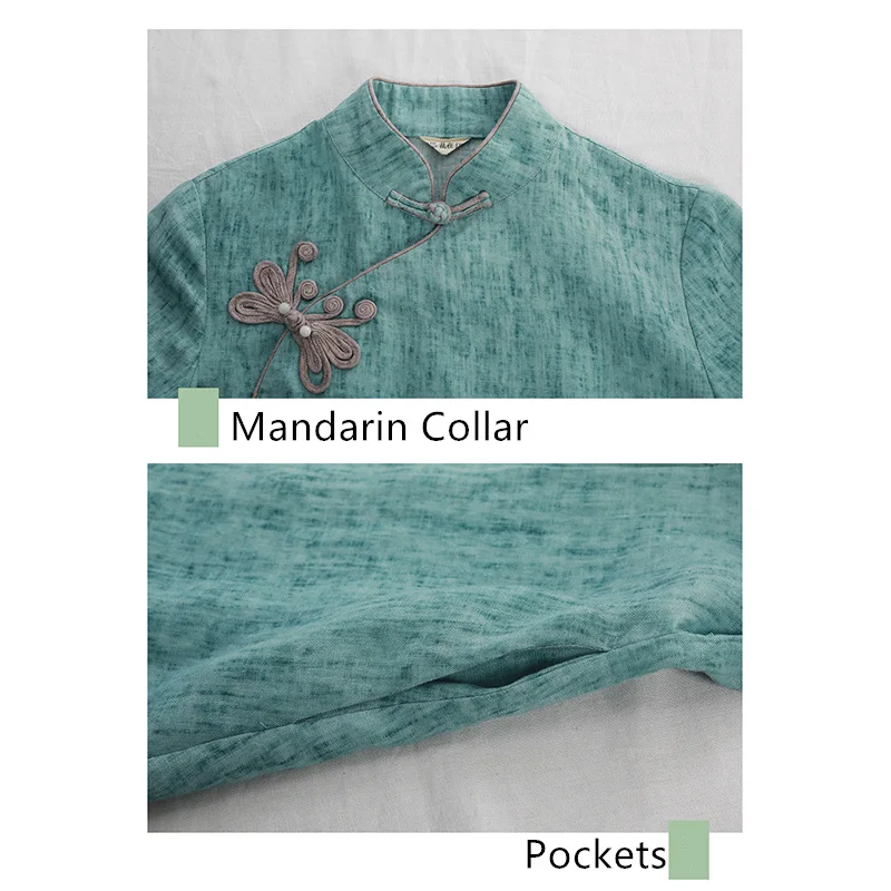 Hisenky Cotton Linen Dress Female 2019 Spring Autumn New Loose Retro Vintage Dress Cheongsam Qipao Dress Long Robe Vestidos
Hisenky Cotton Linen Dress Female 2019 Spring Autumn New Loose Retro Vintage Dress Cheongsam Qipao Dress Long Robe Vestidos