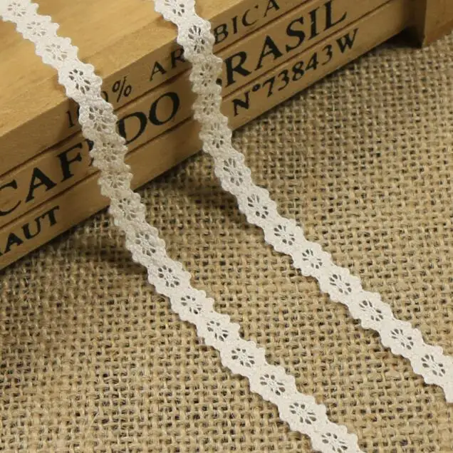50yards/lot Beige Lace Fabric Trim Ribbon DIY Sewing Garment Hair Accessories Scrapbooking Embroidered Cotton Lace Ribbon
50yards/lot Beige Lace Fabric Trim Ribbon DIY Sewing Garment Hair Accessories Scrapbooking Embroidered Cotton Lace Ribbon