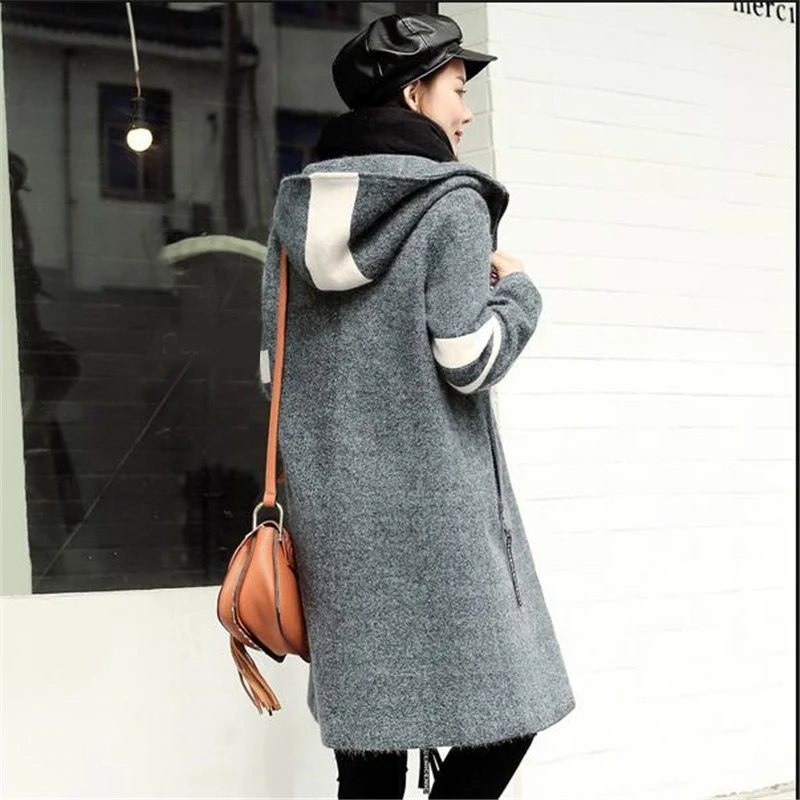 New Korean Fashion Leisure Womem Cloth Coat Winter Hooded Big Yards Wool Jacket Parka Female Medium Style Warm Outerwear Q932
New Korean Fashion Leisure Womem Cloth Coat Winter Hooded Big Yards Wool Jacket Parka Female Medium Style Warm Outerwear Q932