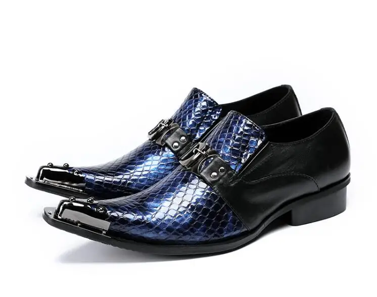 New Imitate Genuine Leather Men Oxford Shoes Slip-on Pointed iron toes metal buckle Stone Pattern smart casual shoes male oxford
New Imitate Genuine Leather Men Oxford Shoes Slip-on Pointed iron toes metal buckle Stone Pattern smart casual shoes male oxford