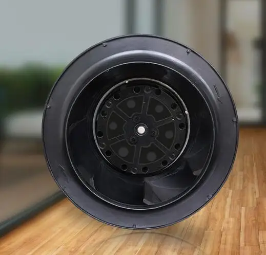 220V 133mm изогнутый назад бесшумный пластиковый центробежный вентилятор с