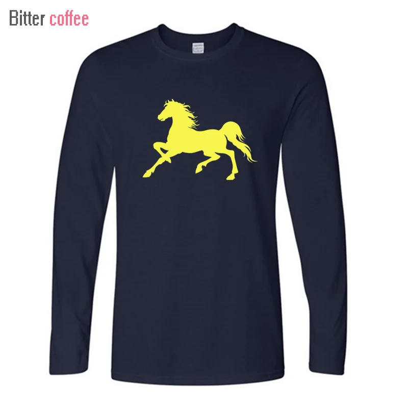 Funny Horse Printing Men T-shirts Autumn Streetwear Men In Black T-shirts Loose Fashion Long Sleeve Tops Tees European Size
Funny Horse Printing Men T-shirts Autumn Streetwear Men In Black T-shirts Loose Fashion Long Sleeve Tops Tees European Size