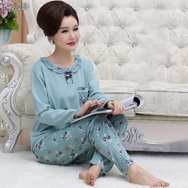 Long sleeve length pants sleepwear female autumn plus size o-neck sleepwear female 100% cotton lounge set 4xl
Long sleeve length pants sleepwear female autumn plus size o-neck sleepwear female 100% cotton lounge set 4xl