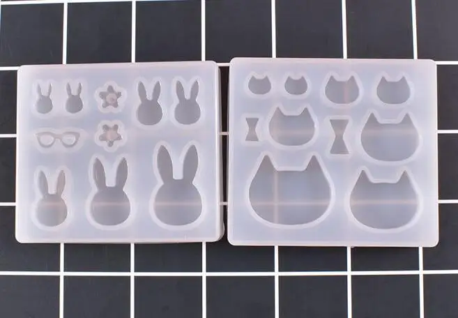 1pcs rabbit cat shape clear necklace Epoxy Silicone Mold Resin Tools Pendants Mould Handmade Decoration Casting Moulds accessory
1pcs rabbit cat shape clear necklace Epoxy Silicone Mold Resin Tools Pendants Mould Handmade Decoration Casting Moulds accessory