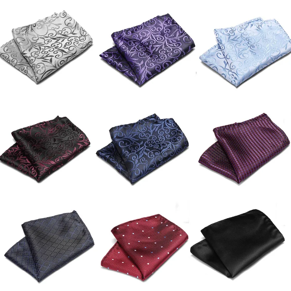 Pocket Square Silk match for Suit Tie Men Wedding Accessories Jacquard Solid Dots Stripes Pattern Men's Handkerchief
Pocket Square Silk match for Suit Tie Men Wedding Accessories Jacquard Solid Dots Stripes Pattern Men's Handkerchief