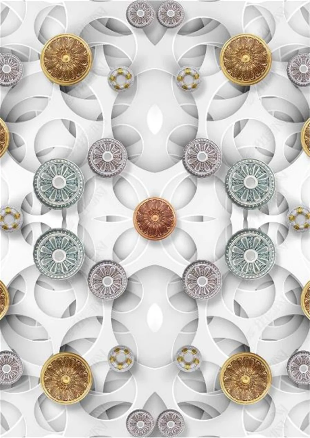 3d Wallpaper European Modern Connected Circle Flowers 3D Living Room Bedroom Floor Mural Wallpaper
3d Wallpaper European Modern Connected Circle Flowers 3D Living Room Bedroom Floor Mural Wallpaper