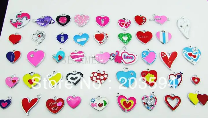 ME013 Wholesale 100Pcs/Lots DIY Alloy Mixed Enamel heart Charms Fashion jewelry accessories, charms, pendants
ME013 Wholesale 100Pcs/Lots DIY Alloy Mixed Enamel heart Charms Fashion jewelry accessories, charms, pendants