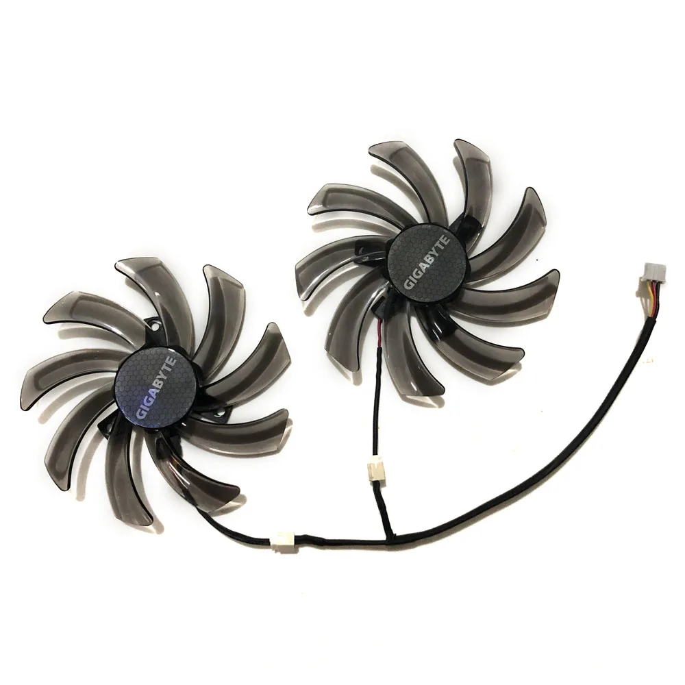 2pcs/set R7 260X GPU Cooler Graphics Card Fan For GIGABYTE R7-260X GV-R726XWF2-2GD Video Cards Cooling
2pcs/set R7 260X GPU Cooler Graphics Card Fan For GIGABYTE R7-260X GV-R726XWF2-2GD Video Cards Cooling