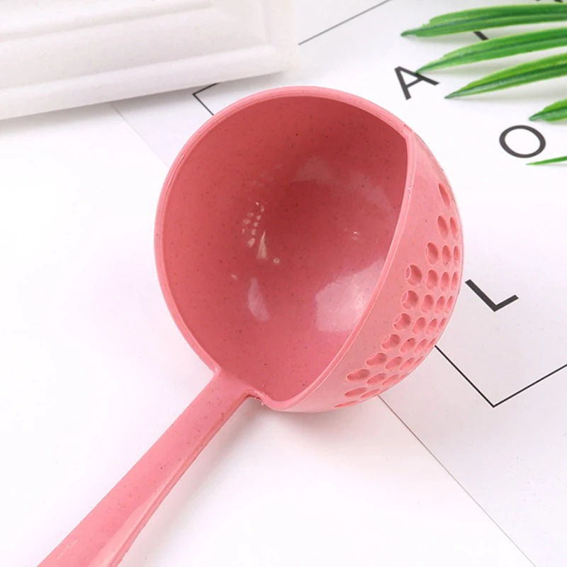 Творческие кухонные аксессуары инструменты 2 в 1 ложка для супа с длинной ручкой