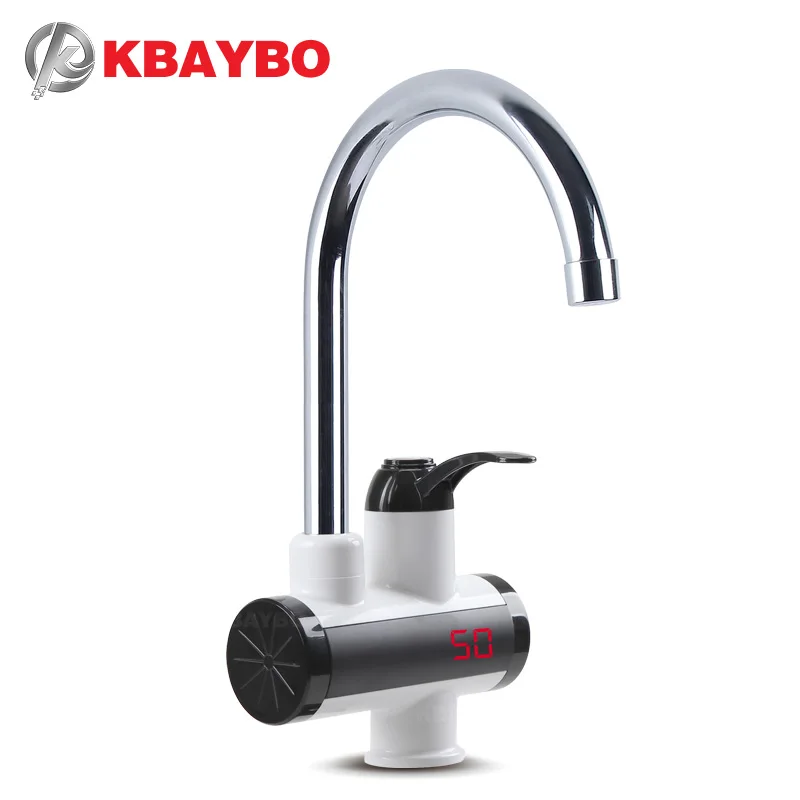 Tankless Instant Electric Water Heater Temperature Display Water Heating Kitchen Hot 3000W Water Heater with LED EU Plug
Tankless Instant Electric Water Heater Temperature Display Water Heating Kitchen Hot 3000W Water Heater with LED EU Plug