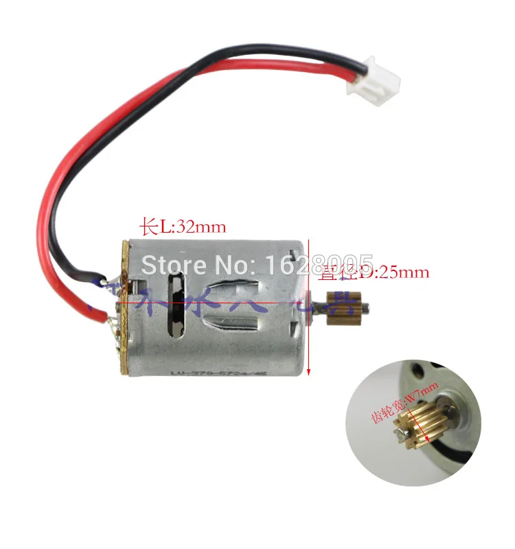 2pcs/lot V913-14 Main motor for WLtoys V913 2.4G 4ch Metal Gyro remote control toy rc helicopter
2pcs/lot V913-14 Main motor for WLtoys V913 2.4G 4ch Metal Gyro remote control toy rc helicopter