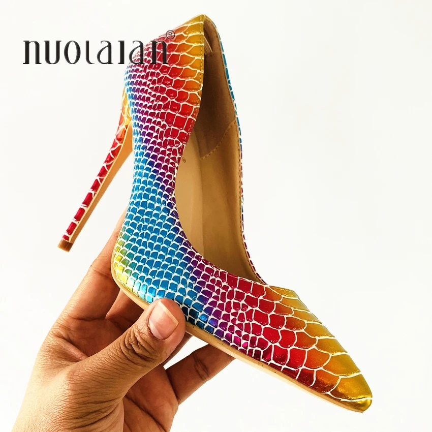 High Quality women pumps Snake Printed high heel pumps shoes for women fashion pointed toe high heels party wedding shoes woman
High Quality women pumps Snake Printed high heel pumps shoes for women fashion pointed toe high heels party wedding shoes woman
