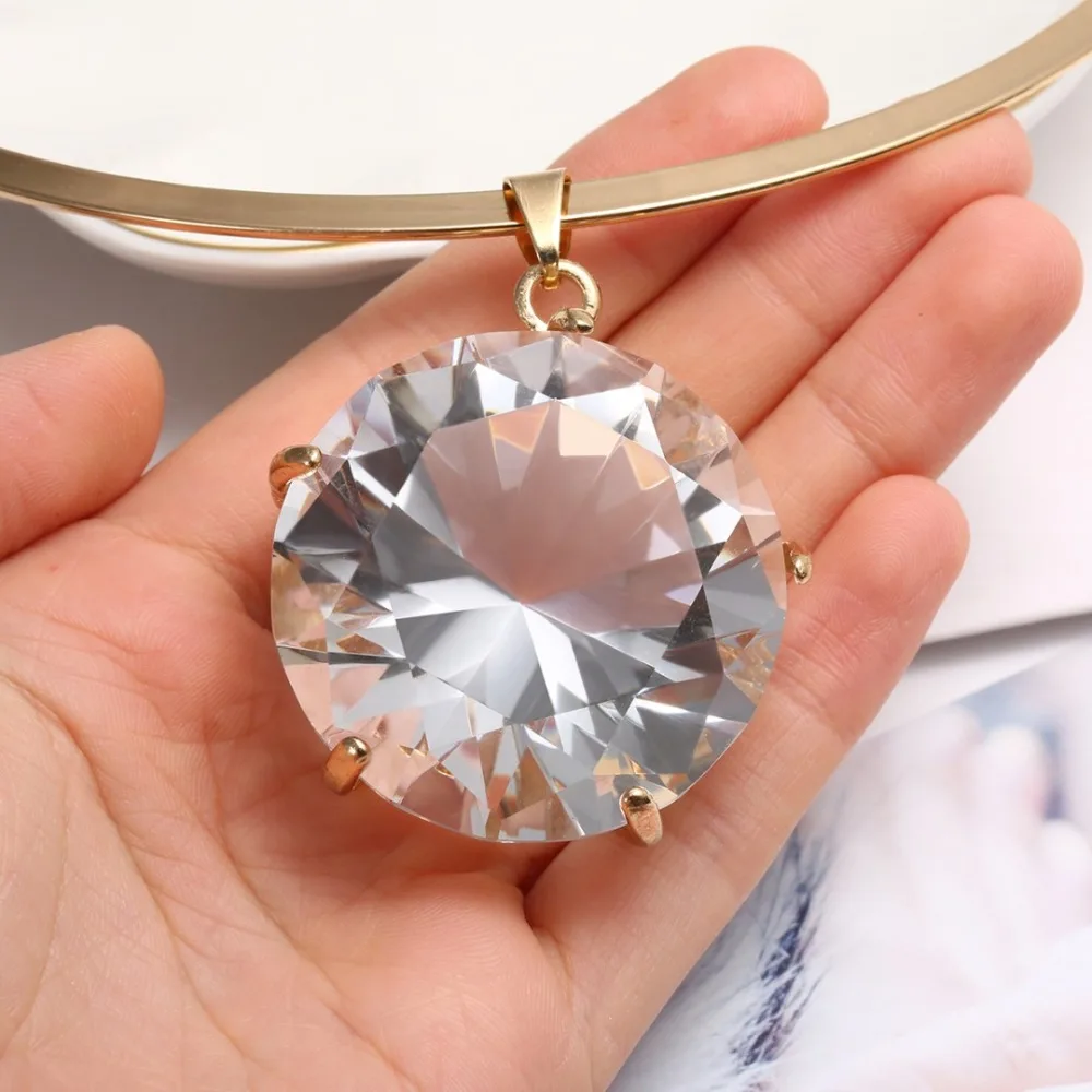Sainio Blade Chain Choker Necklace Rhinestone Huge Large Big Crystal Pendant Choker Necklaces Fashion Jewelry Accessories
Sainio Blade Chain Choker Necklace Rhinestone Huge Large Big Crystal Pendant Choker Necklaces Fashion Jewelry Accessories