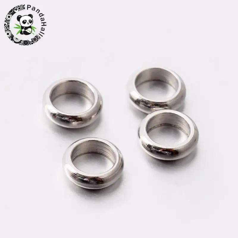 500pcs 304 Stainless Steel Ring Bead Spacers for Jewelry Making DIY Bracelet Necklace 5x1.5mm Hole: 3.5mm
500pcs 304 Stainless Steel Ring Bead Spacers for Jewelry Making DIY Bracelet Necklace 5x1.5mm Hole: 3.5mm