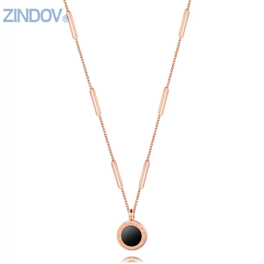 ZINDOV Women Long Pendants Necklace Gold Stainless Steel Rose Gold Silver Colors Trendy Brand Jewelry Sales Two Side Shell Round
ZINDOV Women Long Pendants Necklace Gold Stainless Steel Rose Gold Silver Colors Trendy Brand Jewelry Sales Two Side Shell Round